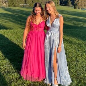 pink prom dress